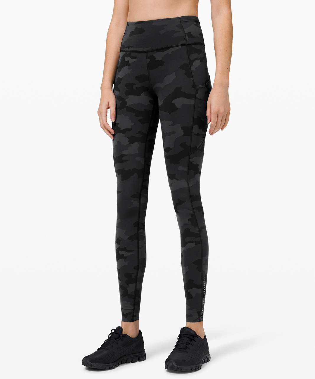 Lululemon Fast and Free Tight 31 *Reflective - Heritage 365 Camo Deep Coal  Multi - lulu fanatics