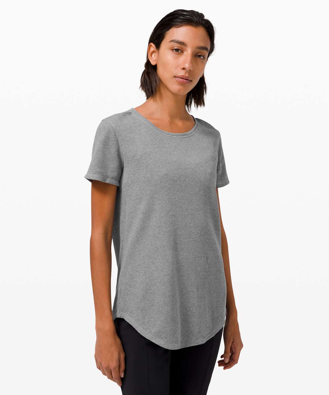 Lululemon Love Crew III *Waffle - Heathered Core Medium Grey - lulu fanatics