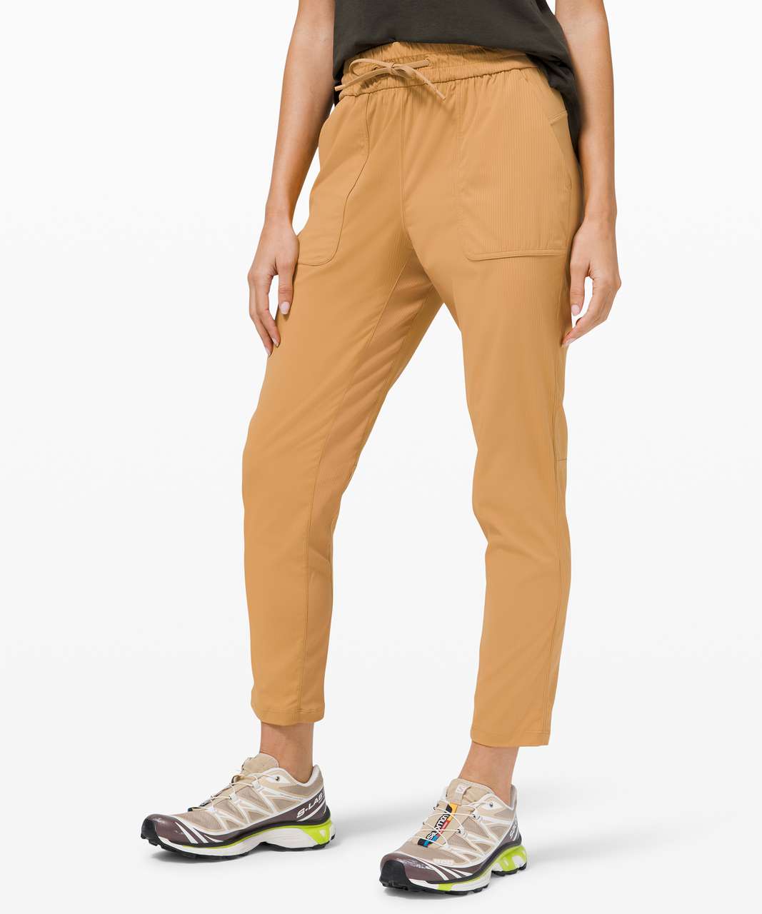 Lululemon Beyond the Studio Pant Slim - Gold Buff - lulu fanatics