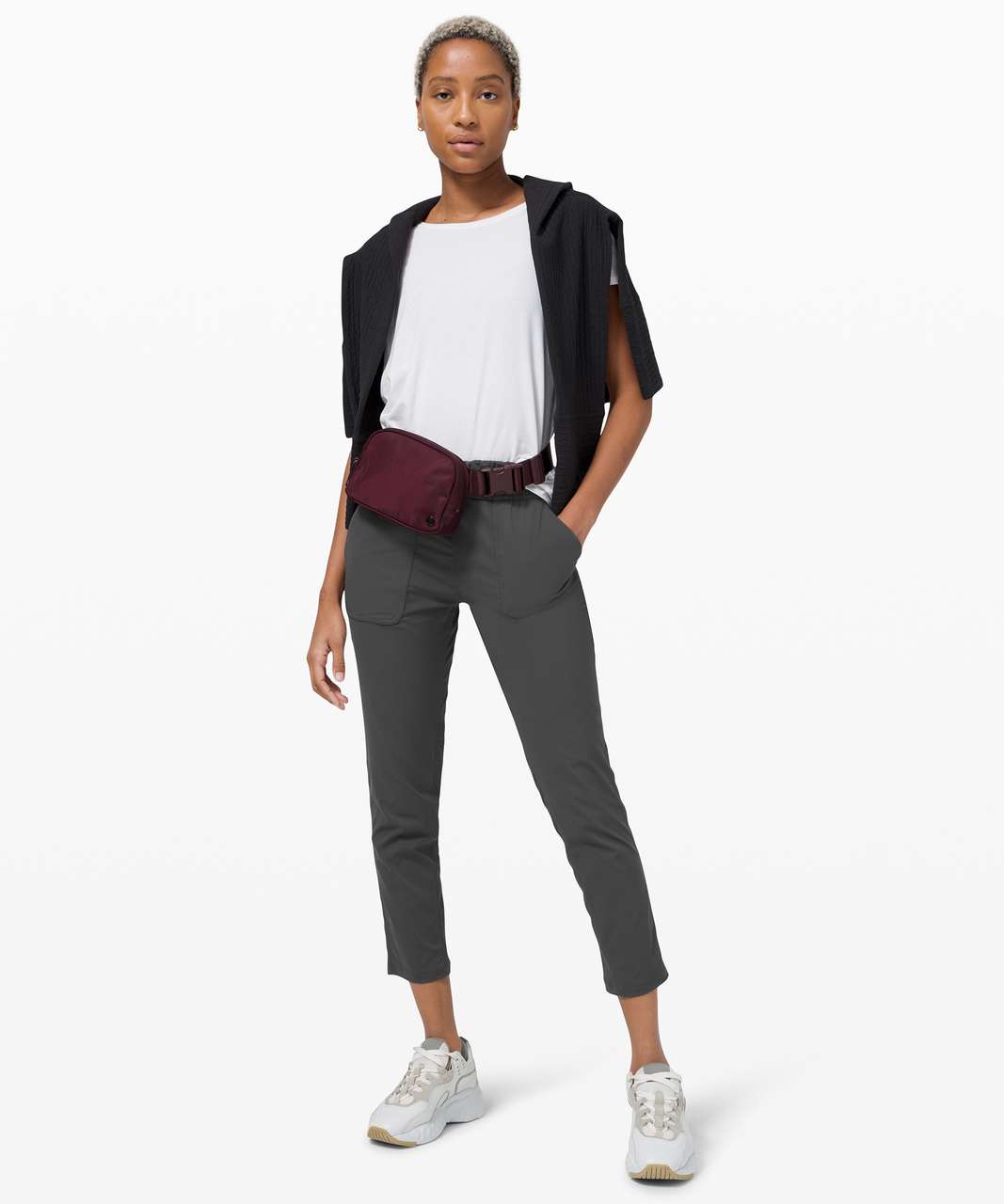 Lululemon Beyond the Studio Pant Slim - Graphite Grey - lulu fanatics