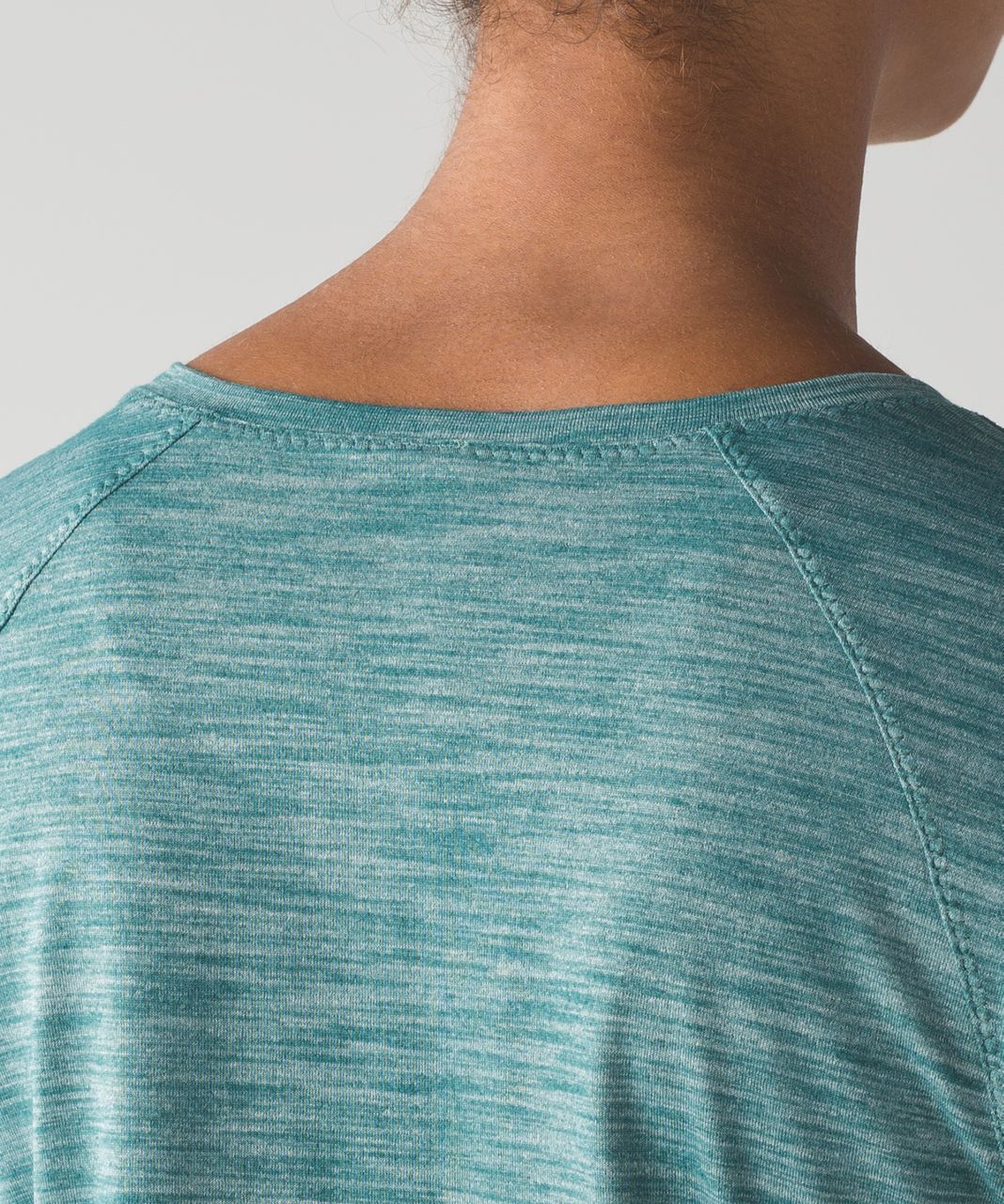 Lululemon Run Around Tee - Heathered Deep Green