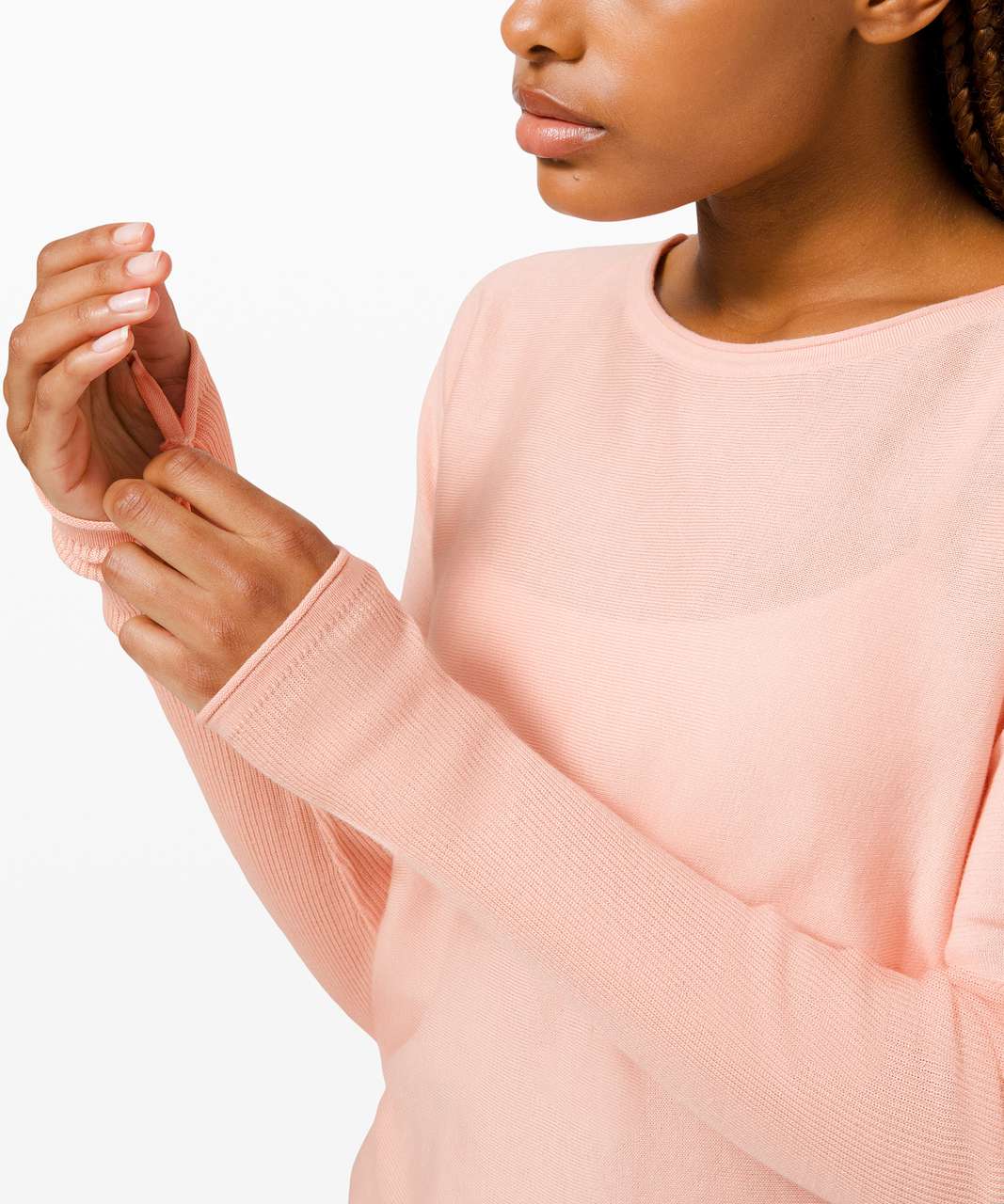 Lululemon Take it All In Sweater - Pink Mist