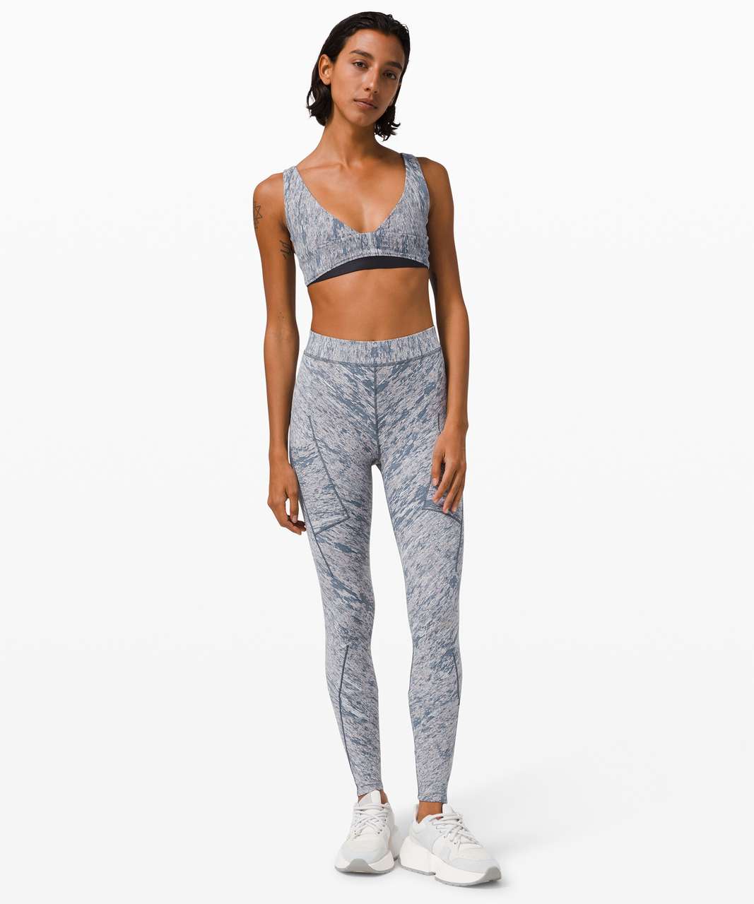 Lululemon Tulua Tight *lululemon lab - Mosaic Mirage Jacquard Iron Blue Ashen Rose