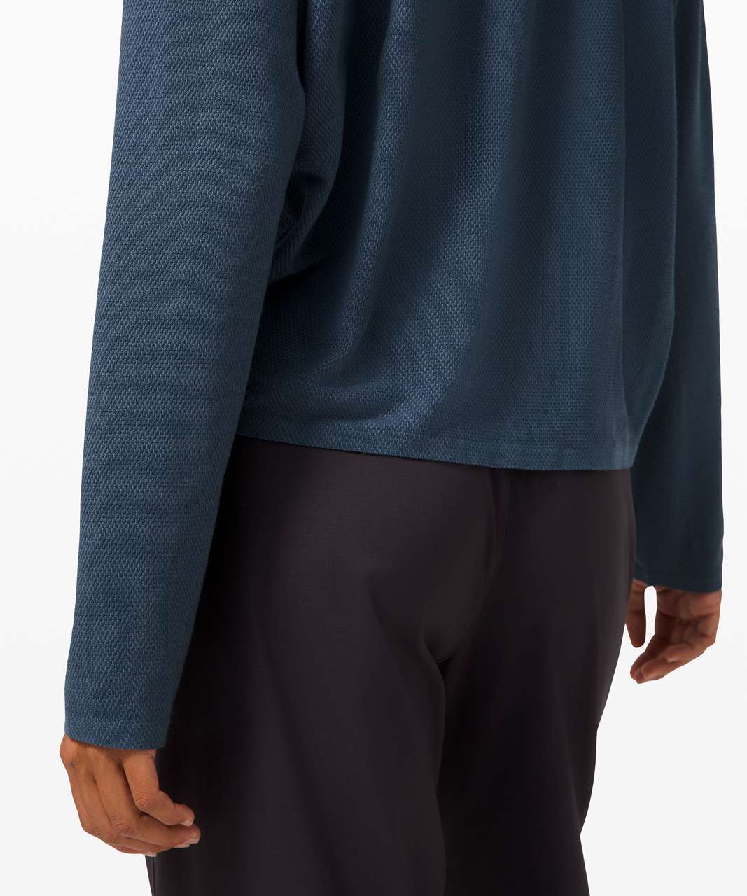 Lululemon Sarvada Mock Neck *lululemon lab - Iron Blue