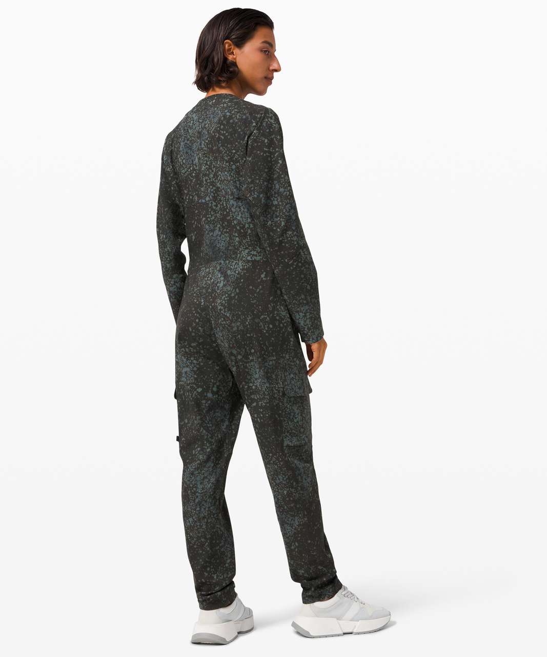 Lululemon Reykur Jumpsuit *lululemon lab - Planet Surface Blue Fog Multi