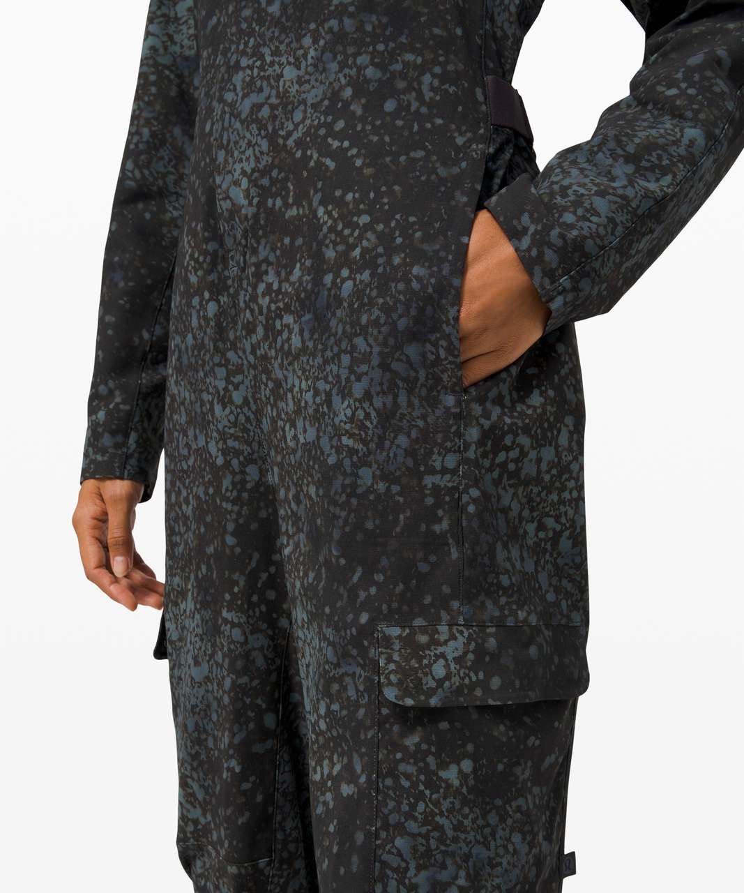 Lululemon Revera Duster Dress *lululemon lab - Planet Surface Black Granite  Multi - lulu fanatics