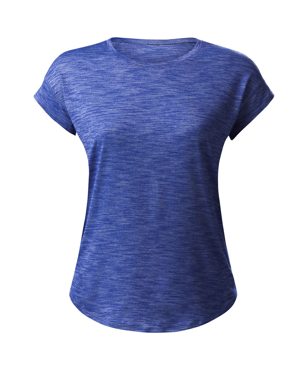 Lululemon Run Around Tee - Heathered Sapphire Blue