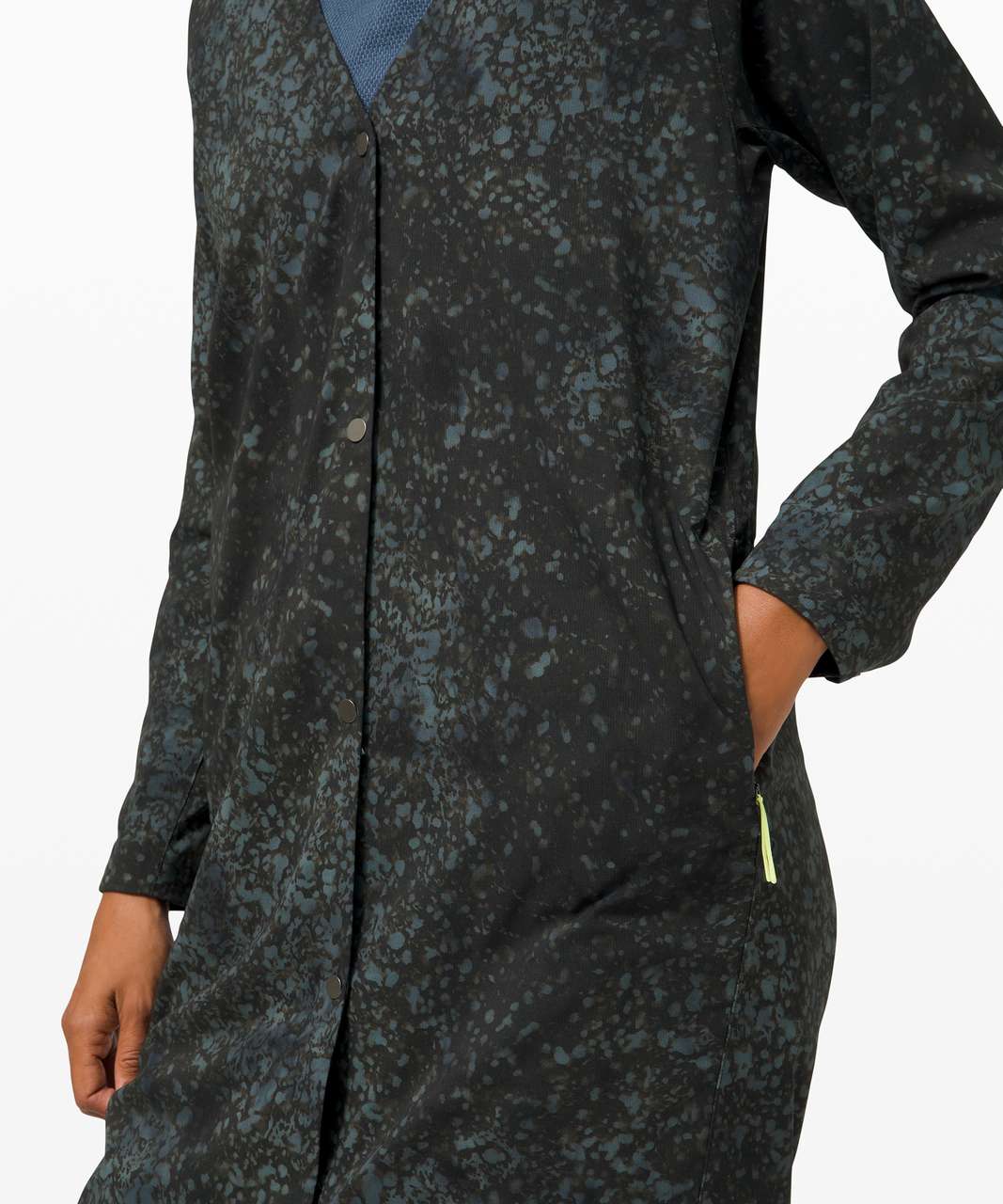 Lululemon Revera Duster Dress *lululemon lab - Planet Surface Black Granite  Multi - lulu fanatics