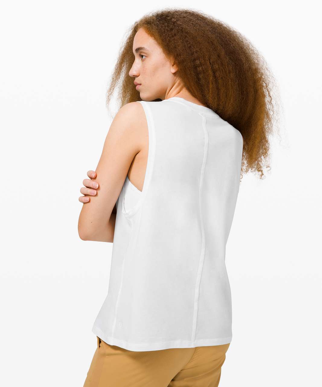 Lululemon All Yours Tank *Graphic - White