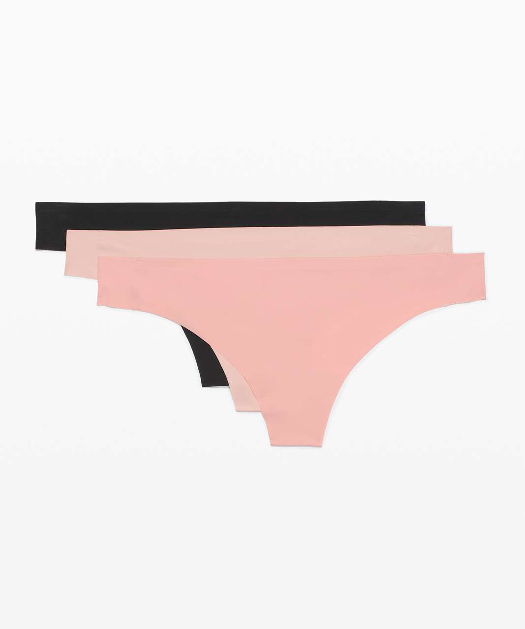 Lululemon InvisiWear Mid Rise Thong Underwear - Pink Puff - lulu fanatics