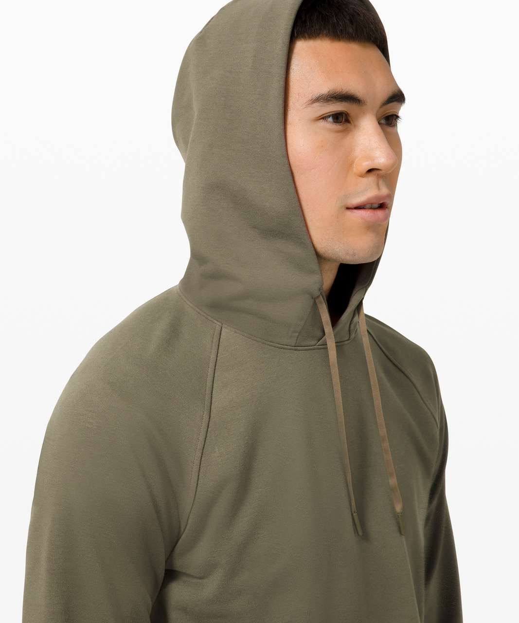 Lululemon City Sweat Pullover Hoodie French Terry - Medium Olive