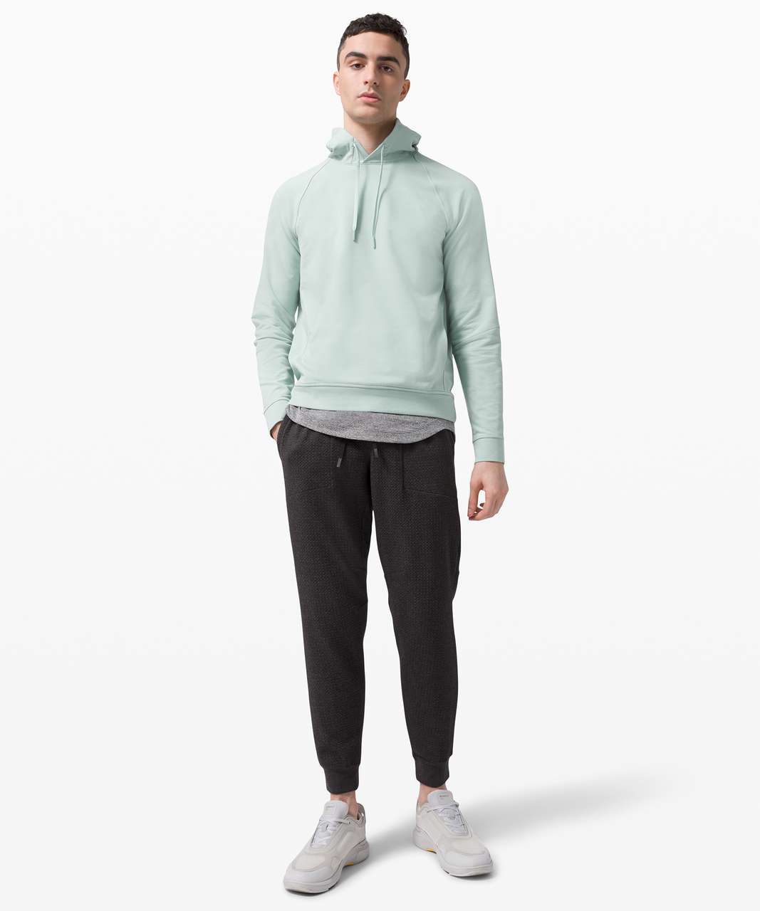 Lululemon City Sweat Pullover Hoodie French Terry - Hazy Jade - lulu  fanatics