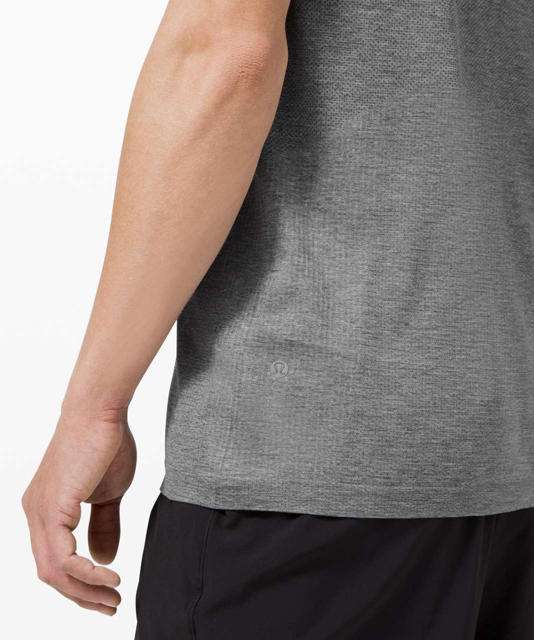 Lululemon Metal Vent Tech Short Sleeve V 2.0 - Slate / White