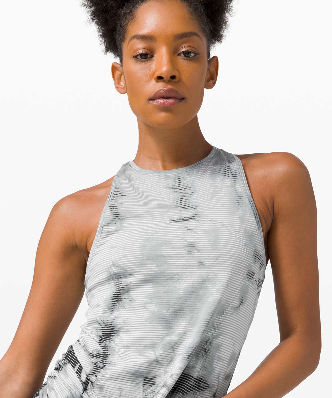 Lululemon Swiftly Tech Tank 2.0 *Wash - Shibori Stripe Graphite Grey