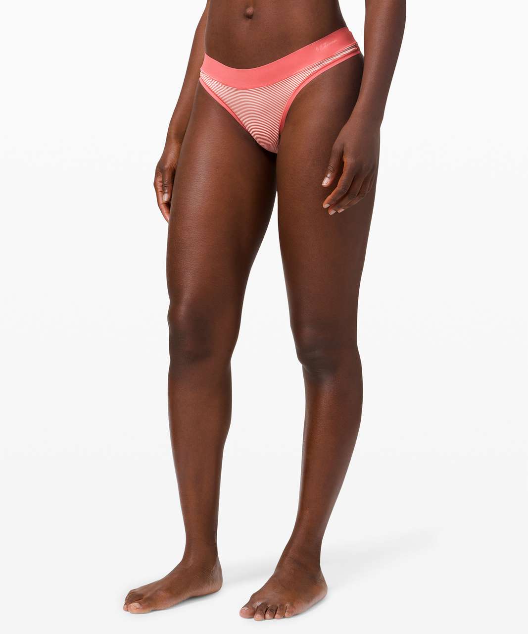 Lululemon Soft Breathable Thong - Blush Coral