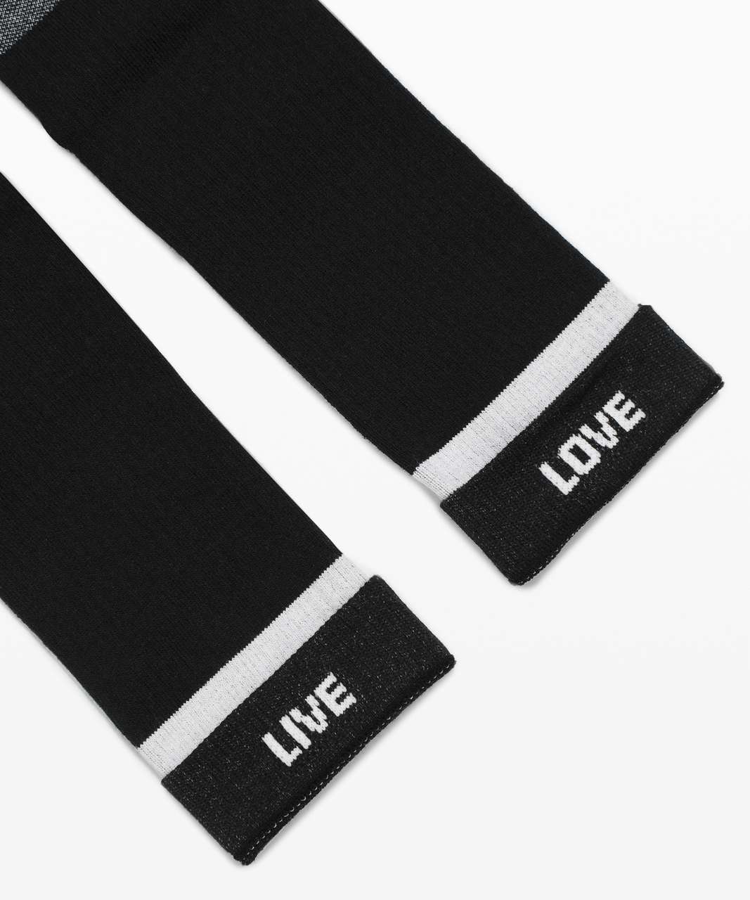Lululemon Daily Stride Crew Sock Sport Stripe *3 Pack Boxed Set - Black / Vapor / Smoked Spruce
