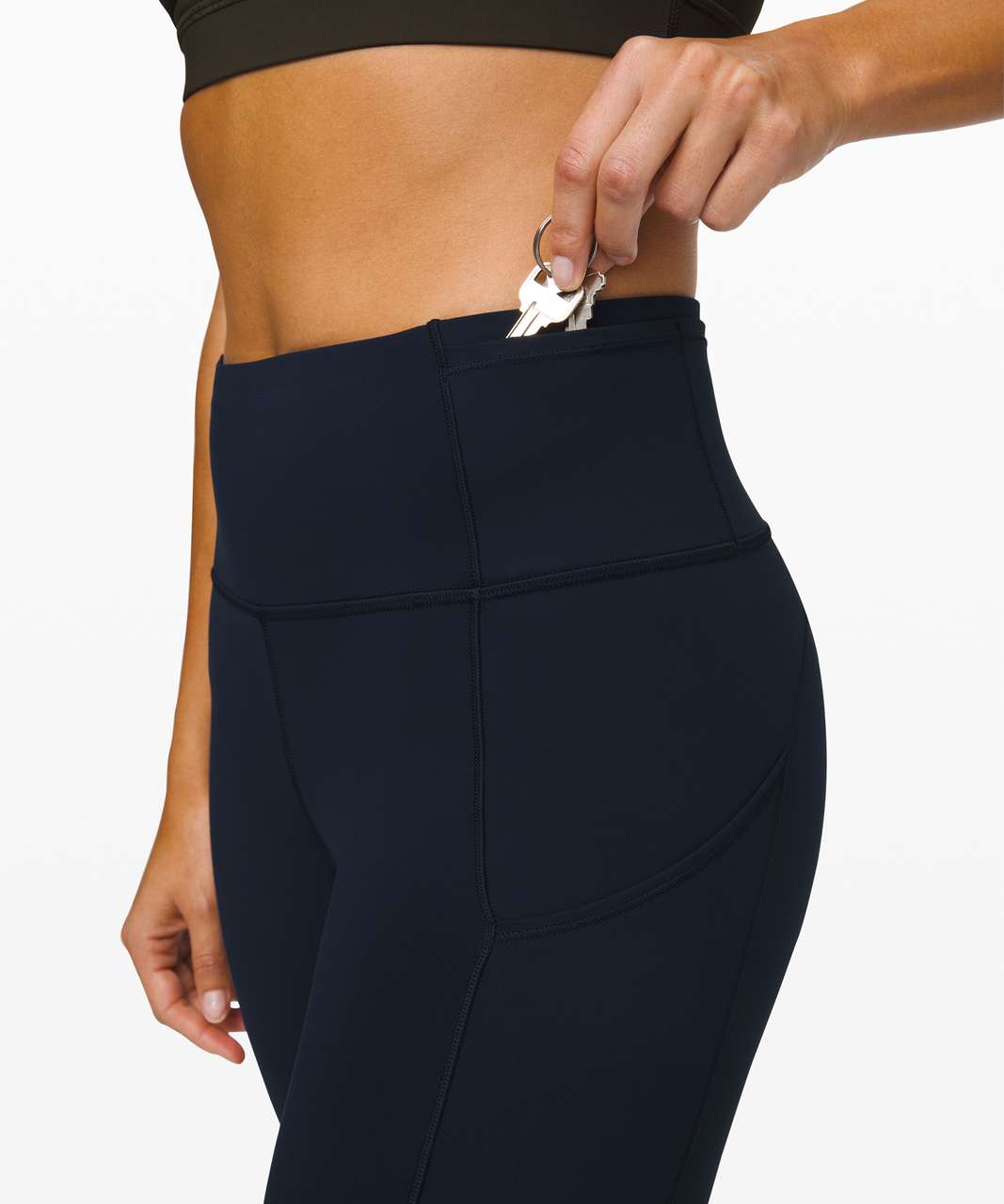 Lululemon Fast and Free Tight 31 *Reflective - True Navy - lulu fanatics