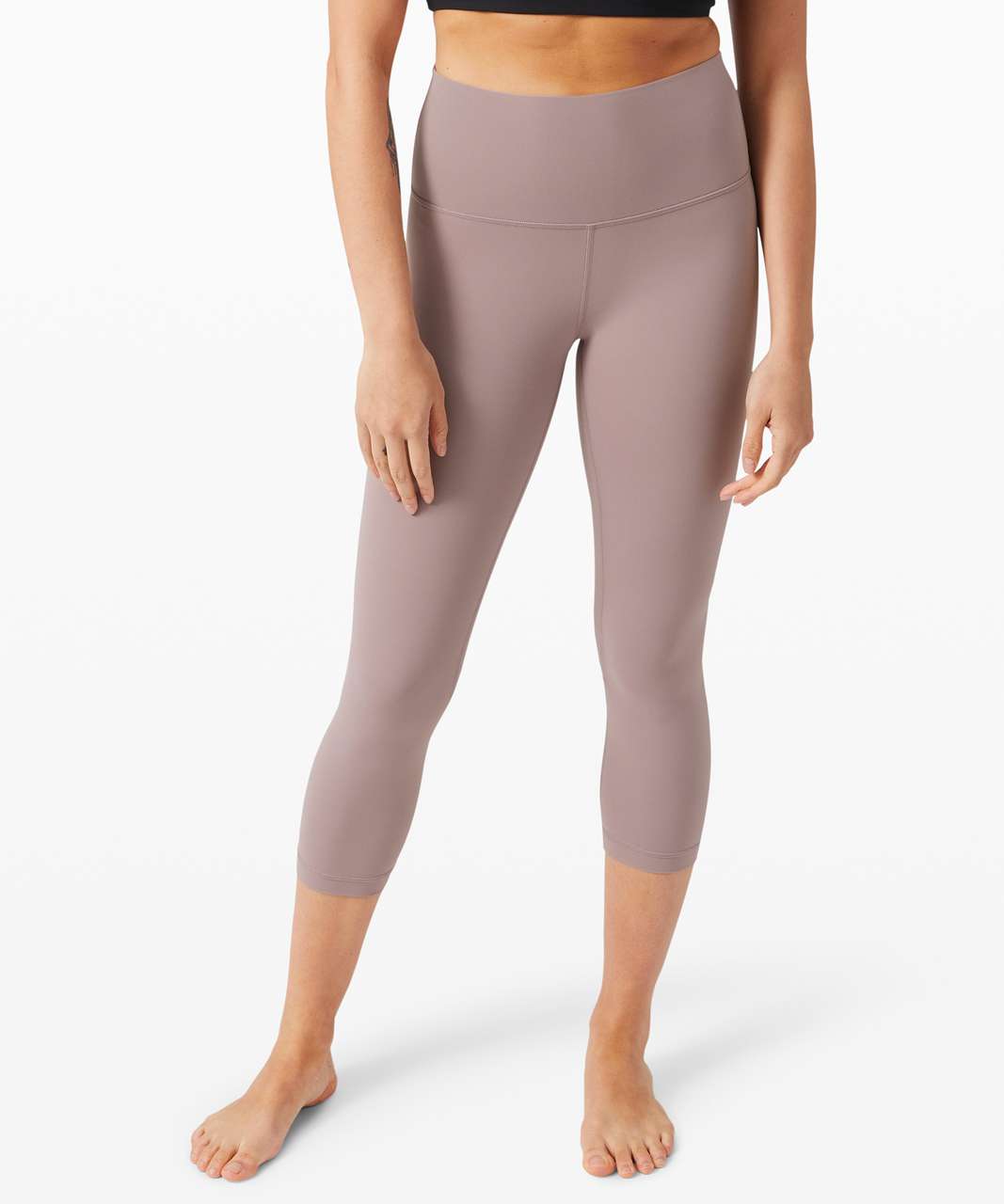 Lululemon Align Purple Space Dye Herringbone Align Crop 21 Athletic  Leggings Size 2 - $50 - From Paola