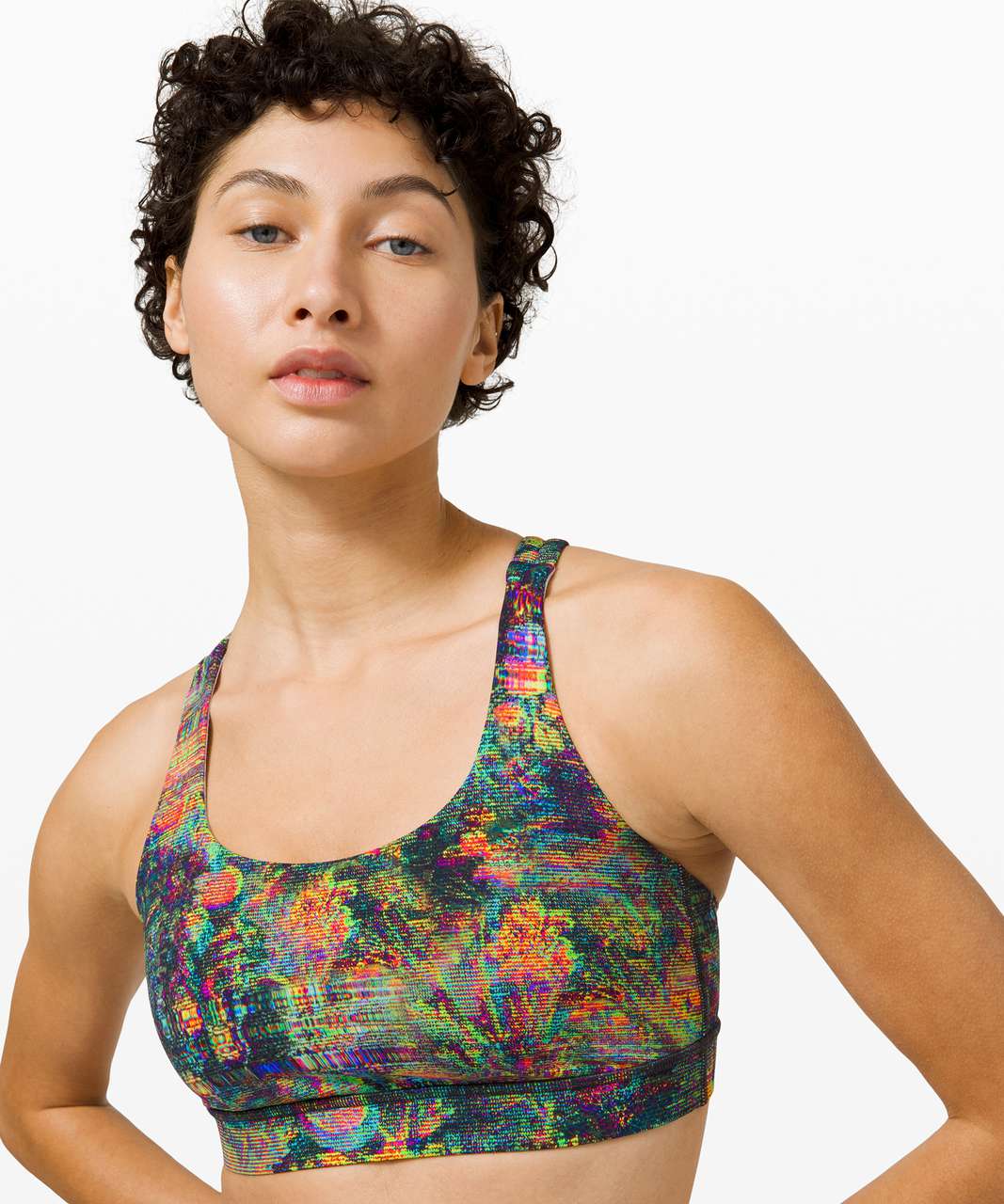 Lululemon Energy Bra *Medium Support, B–D Cup - Glitch Tapestry Starlight Multi