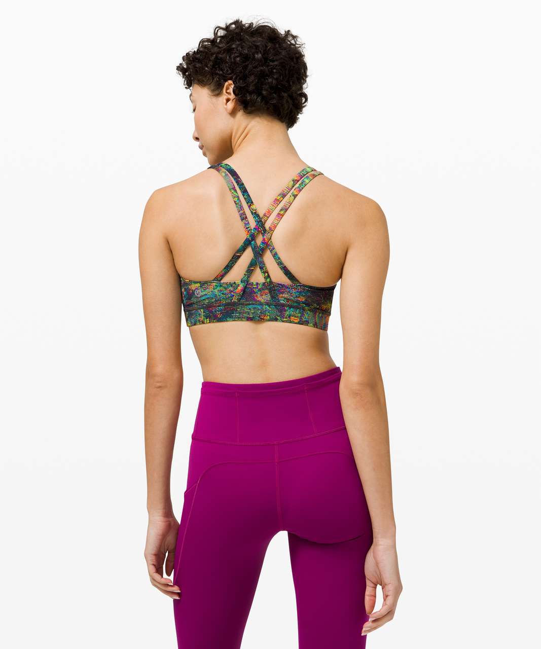 Lululemon Energy Bra - Camo Green - lulu fanatics