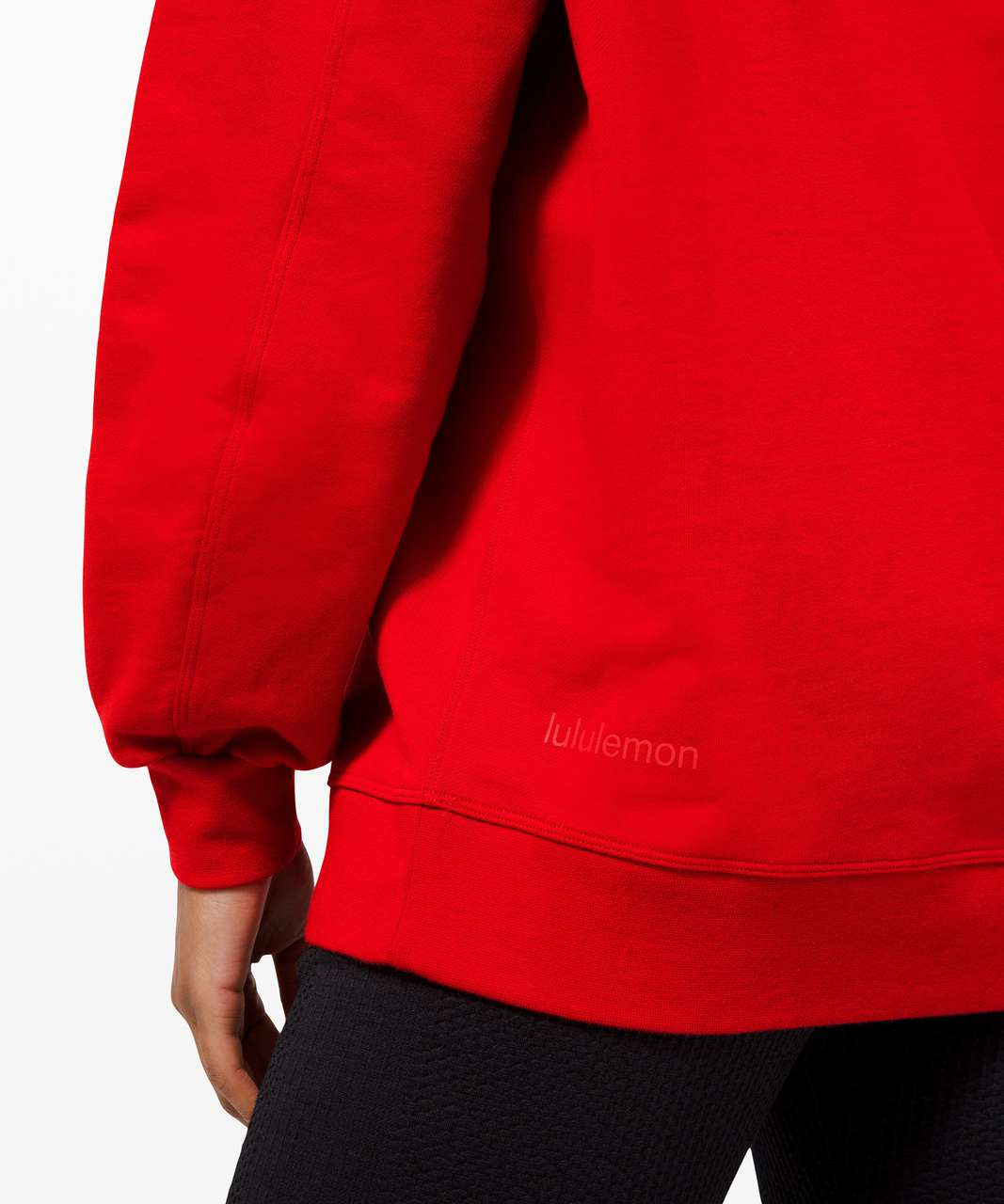 Lululemon Perfectly Oversized Crew - Dark Red - lulu fanatics