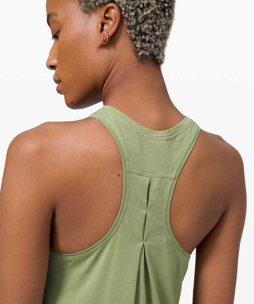 Lululemon Love Tank *Pleated - Willow Green - lulu fanatics