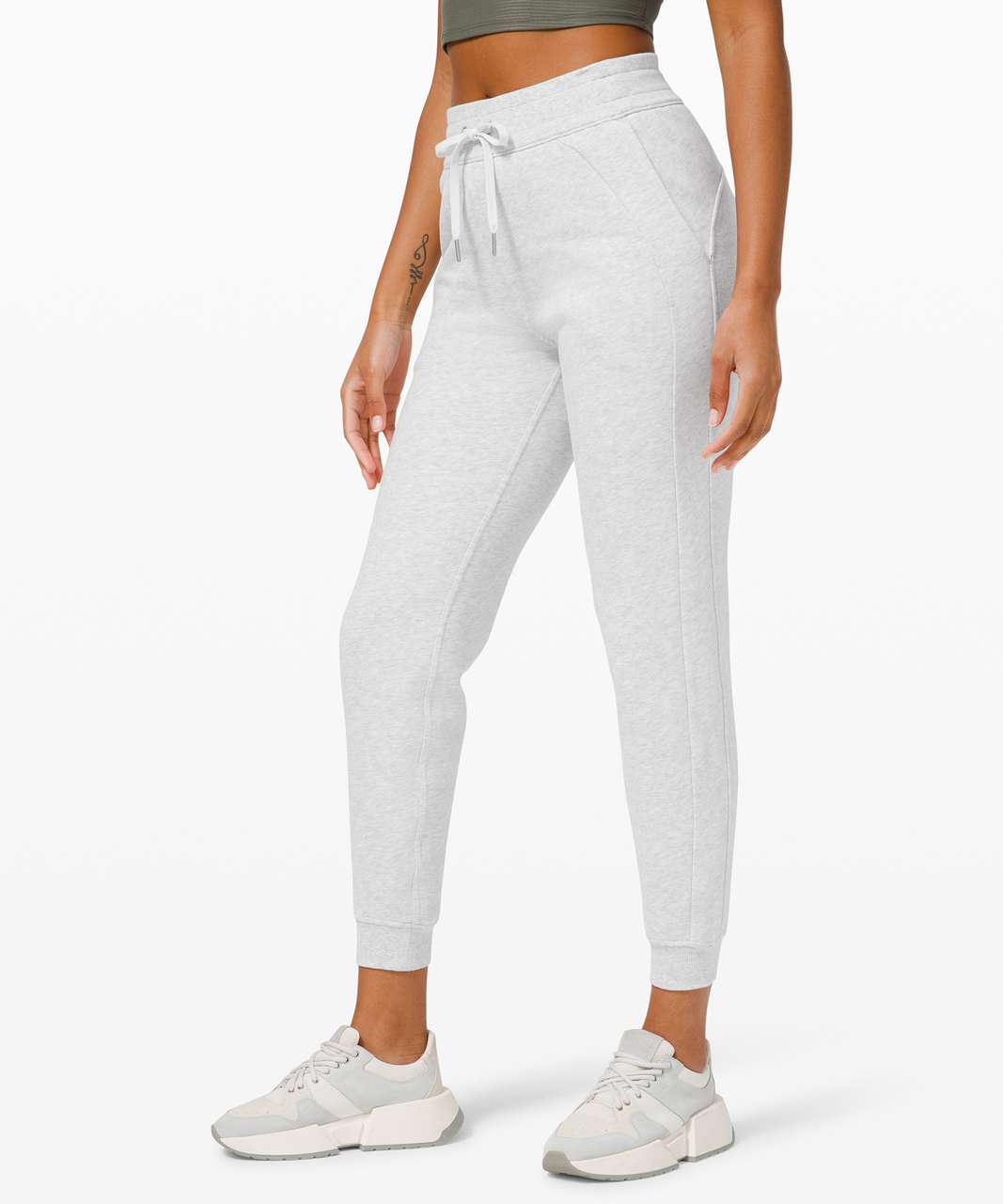 Lululemon Scuba High-Rise Jogger *Fleece 28" - Heathered Core Ultra Light Grey