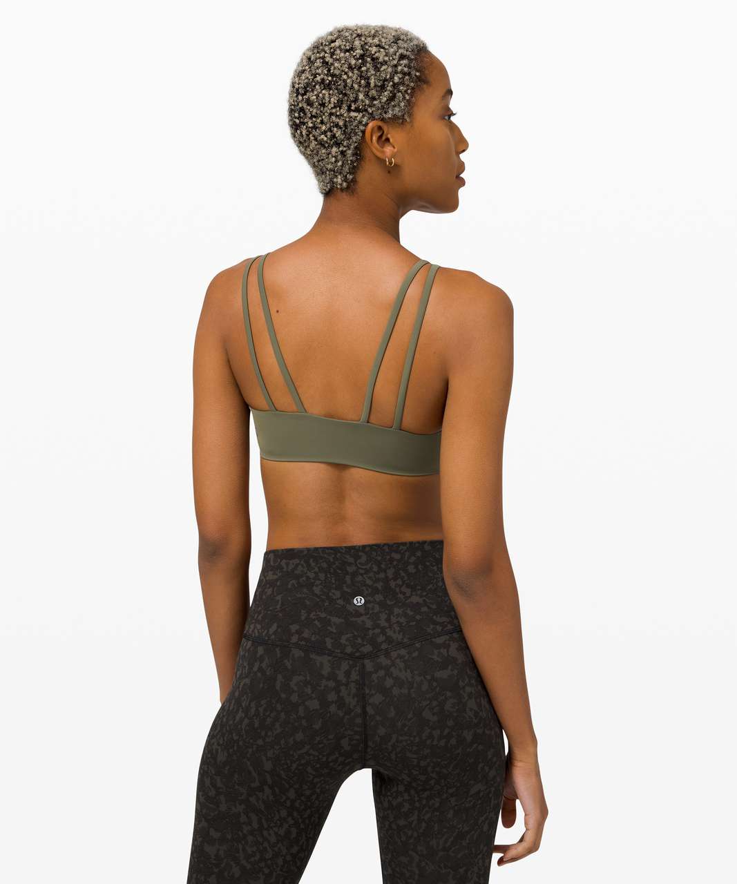 Lululemon Energy Bra - Camo Green - lulu fanatics