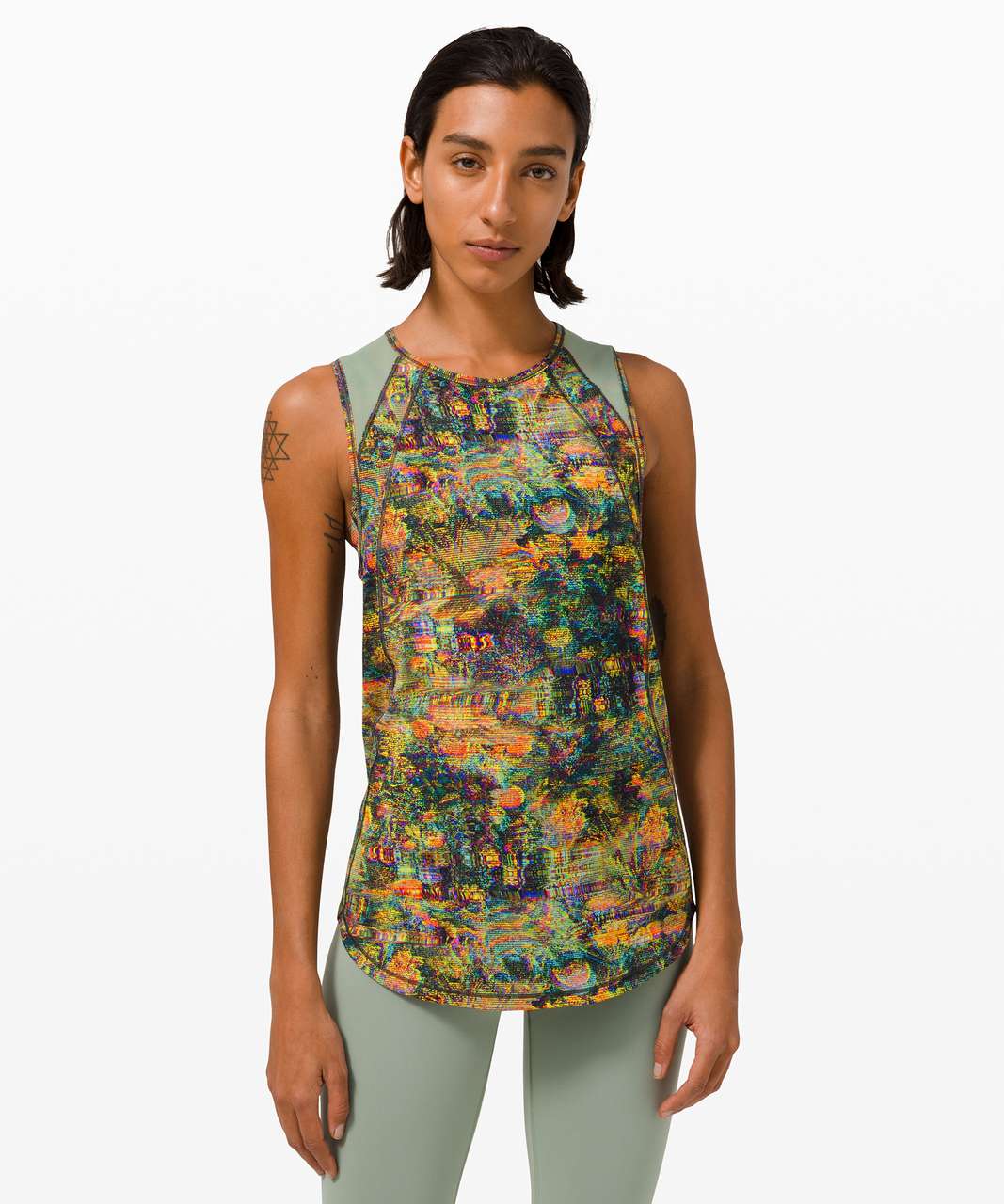 Lululemon Sculpt Tank - Glitch Tapestry Starlight Multi