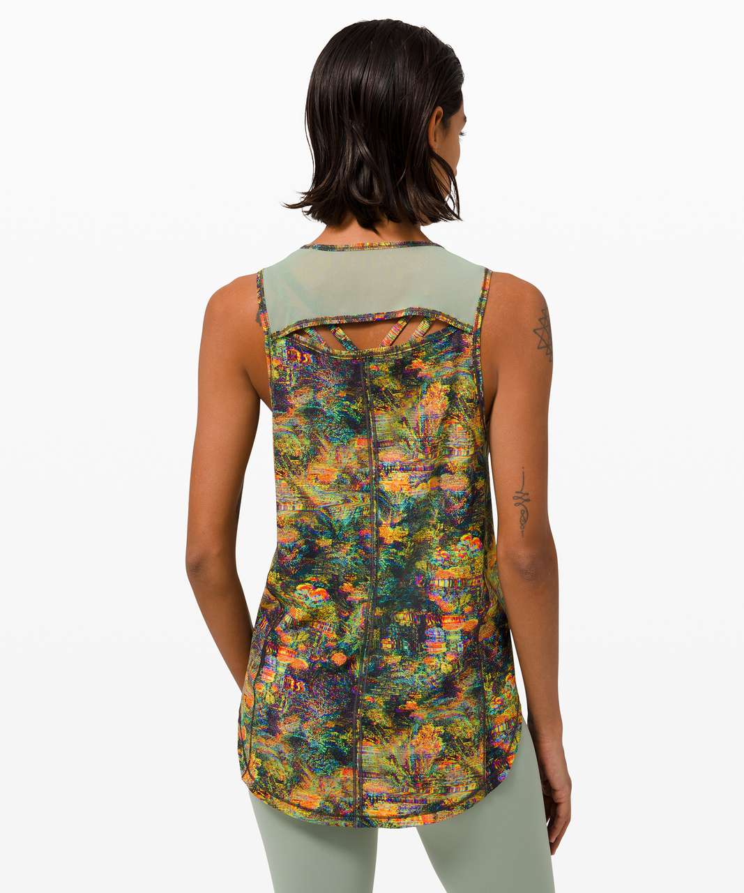 Lululemon Sculpt Tank - Glitch Tapestry Starlight Multi