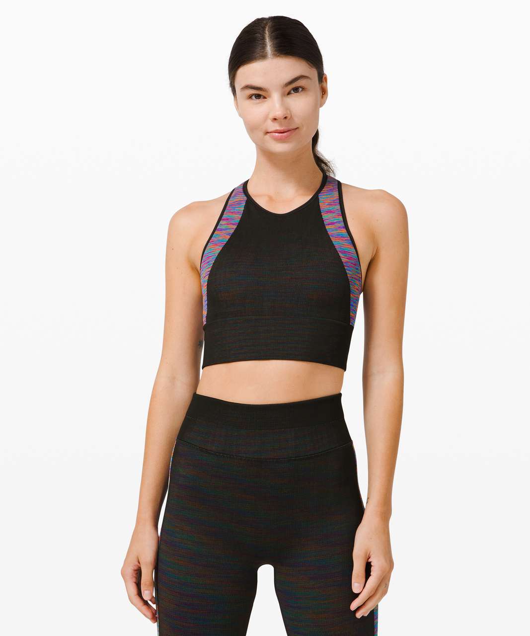 Lululemon Love Revealed Bra - Black / Rainbow - lulu fanatics