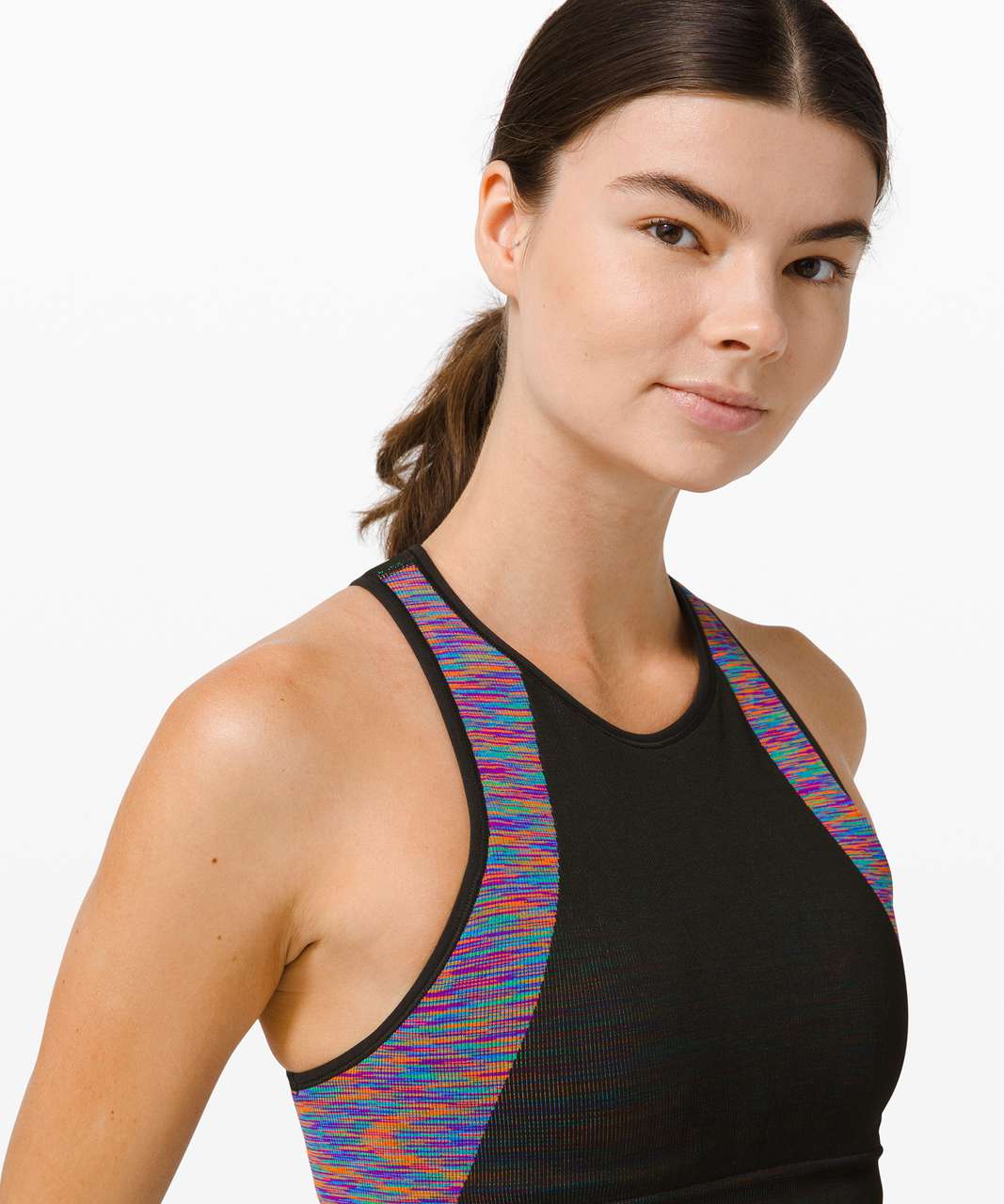 Lululemon Love Revealed Bra - Black / Rainbow - lulu fanatics