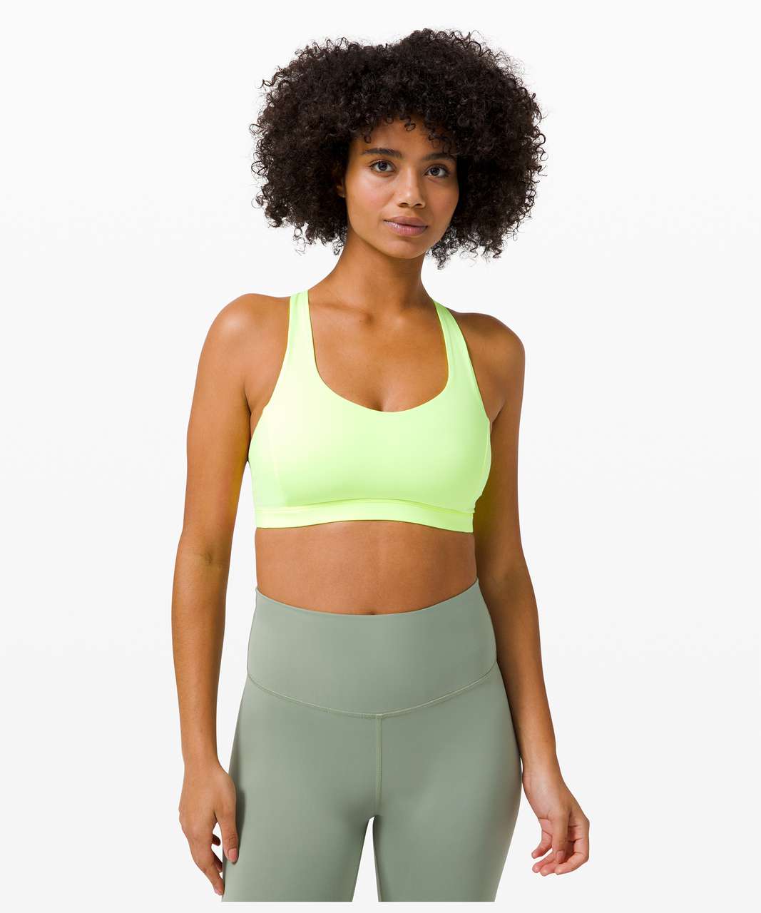 Lululemon Free To Be Serene Bra *Light Support, C/D Cup - Highlight Yellow