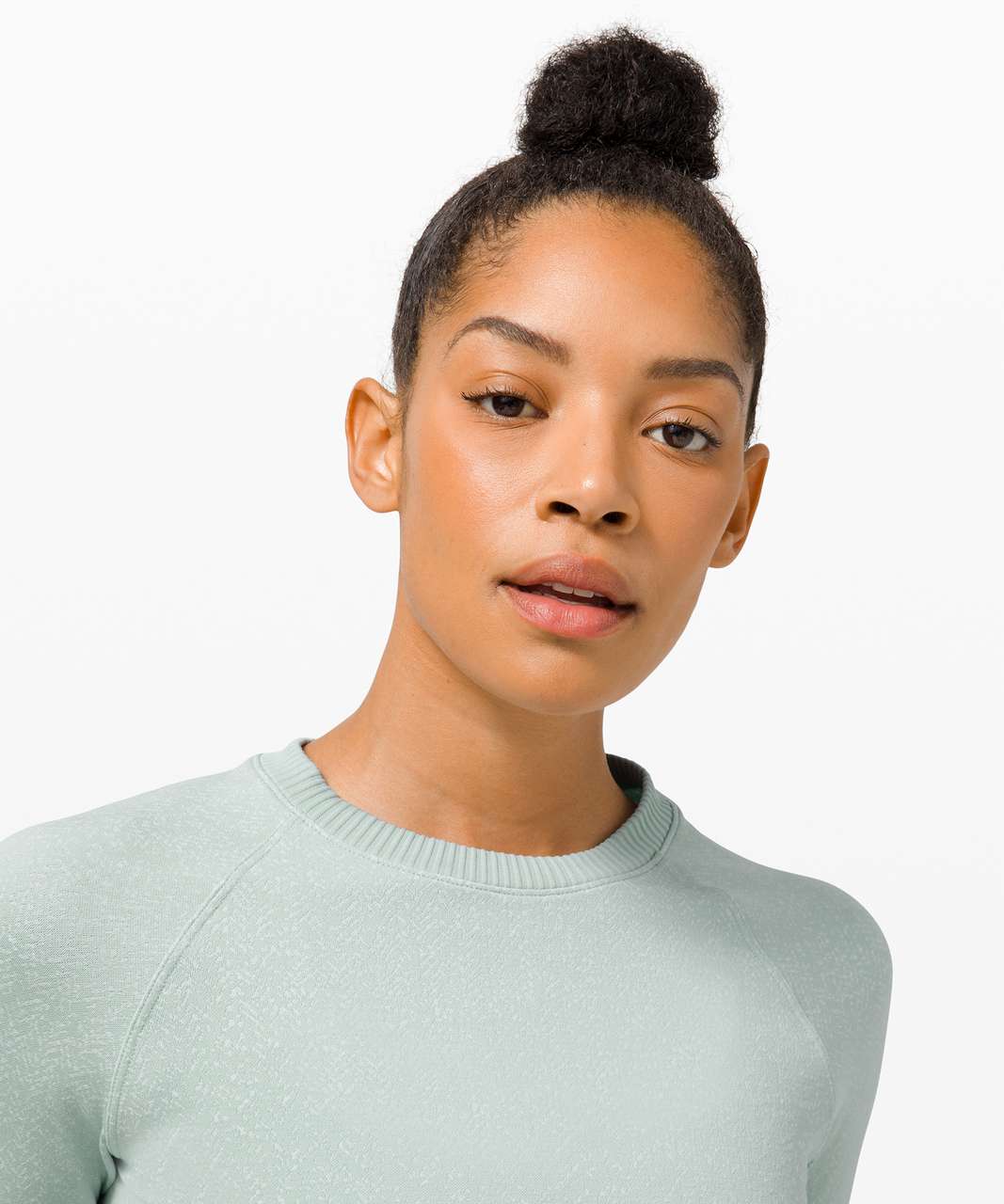 Lululemon Rest Less Pullover - Herringbone Fade Hazy Jade / Alpine White -  lulu fanatics