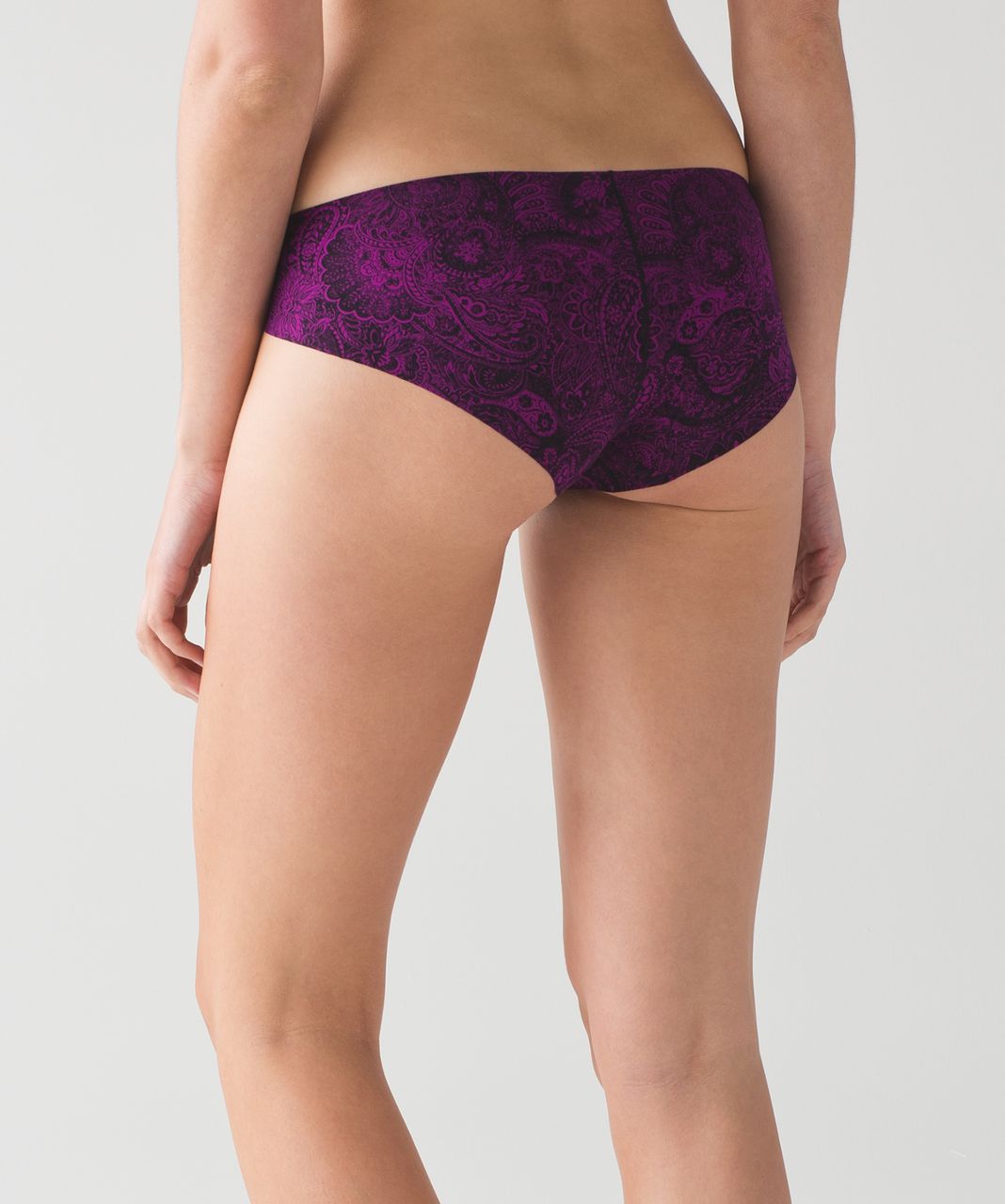 Lululemon Namastay Put Hipster - Mini Antique Paisley Deep Fuschia Black