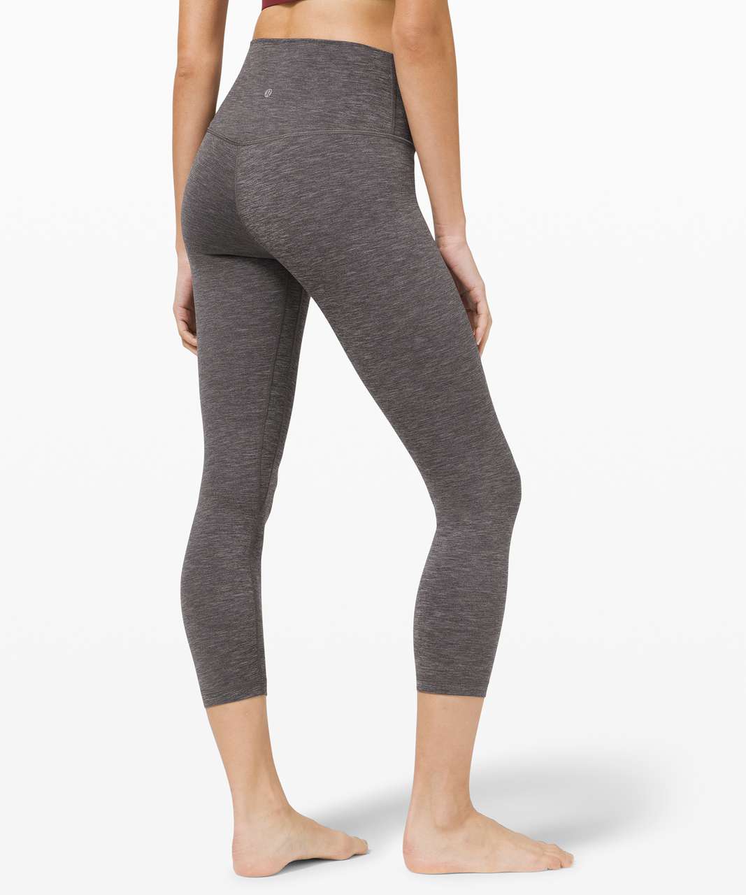 Lululemon Align Crop *21 - Diamond Dye Graphite Grey Pink Pastel - lulu  fanatics