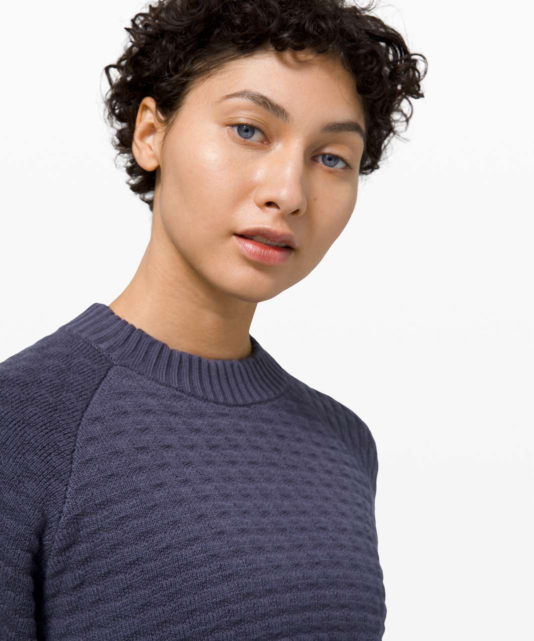 Lululemon Texture Play Crew Sweater - Cadet Blue