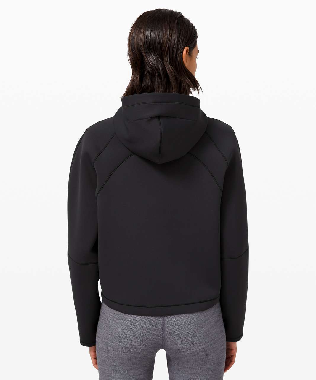 lululemon black hooded sweatshirt N60416 - size 8