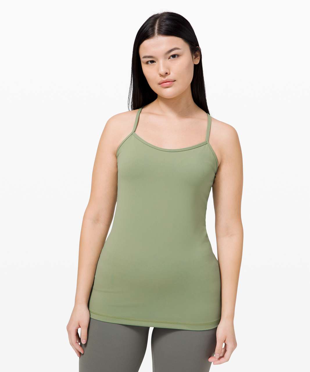 Lululemon Power Y Tank *Everlux - Willow Green