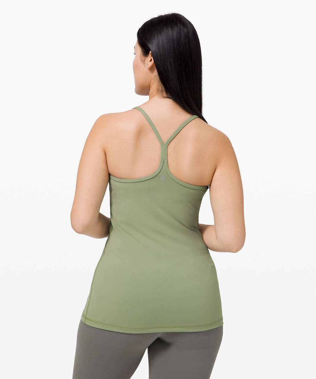 Lululemon Power Y Tank *Everlux - Willow Green - lulu fanatics