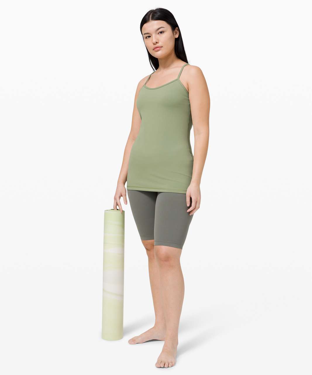 Lululemon Power Y Tank *Everlux - Willow Green