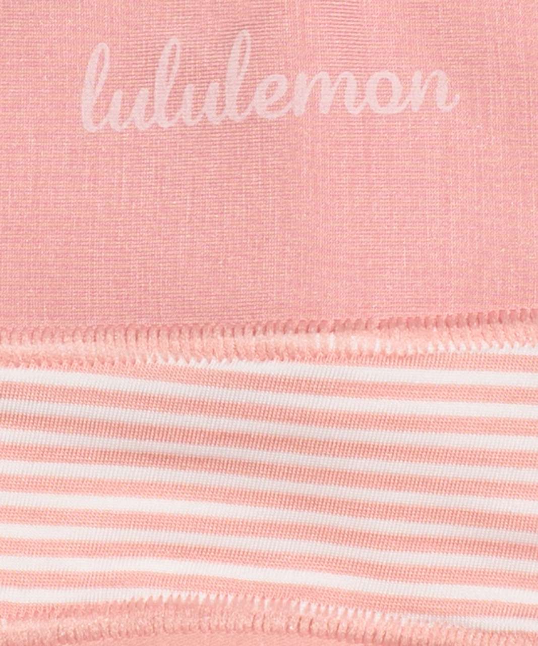 Lululemon Soft Breathable Bikini *3 Pack - Black / Misty Shell / Pink Puff / Pink Puff