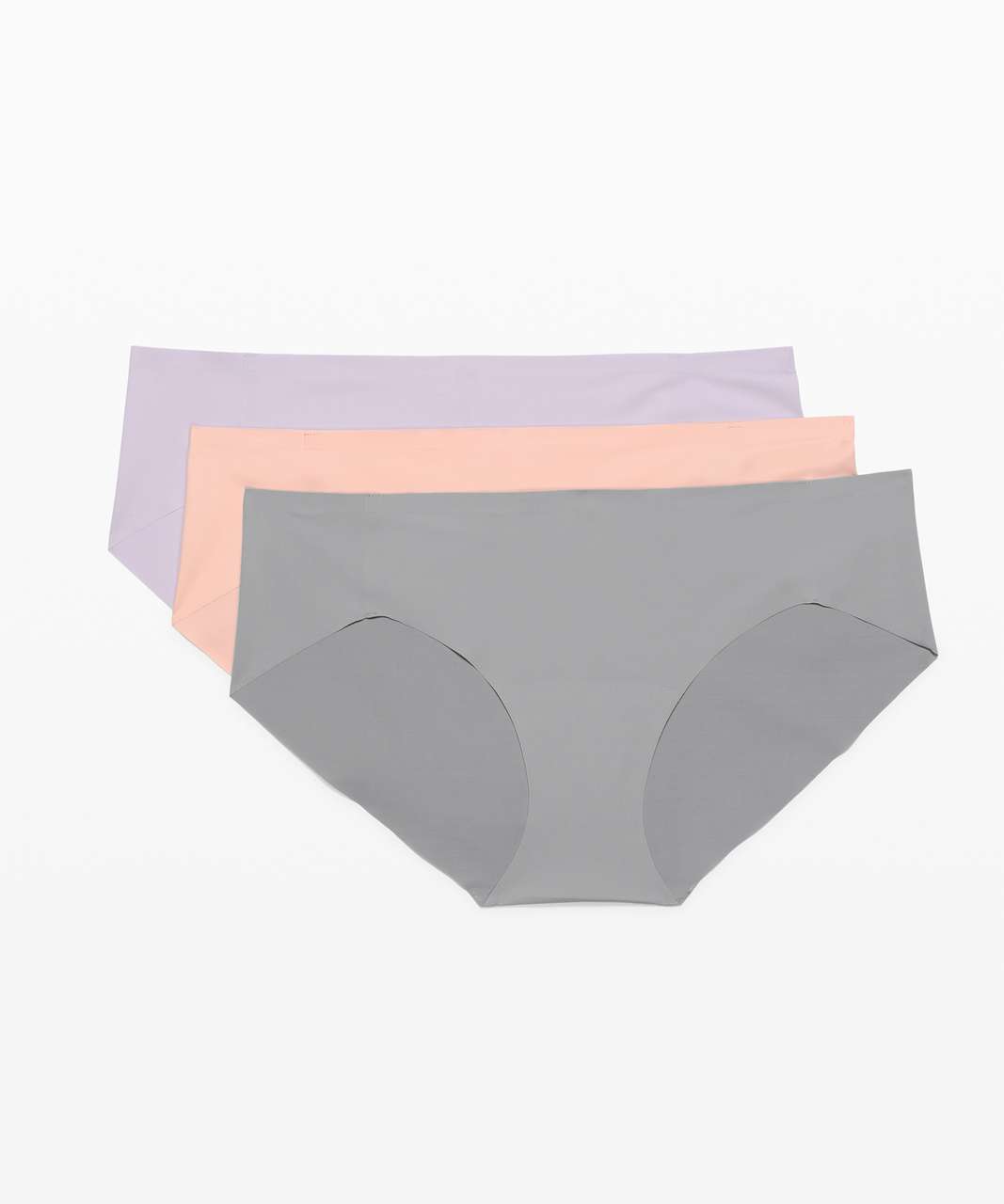 Lululemon Smooth Seamless Thong *3 Pack - Lavender Dew / Pink Mist / Rhino  Grey - lulu fanatics