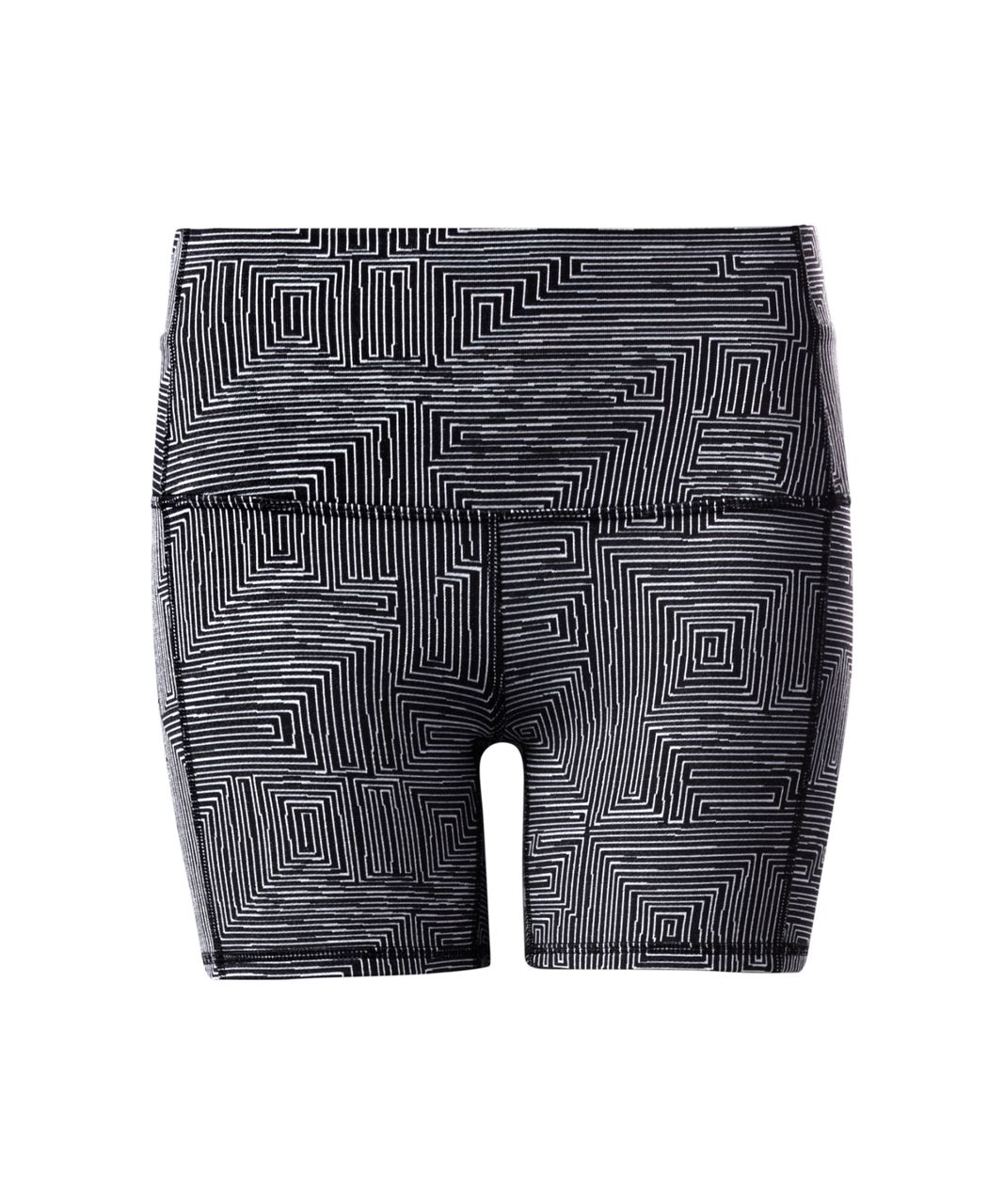 Lululemon Wunder Short 5" - Maze Jacquard White Black