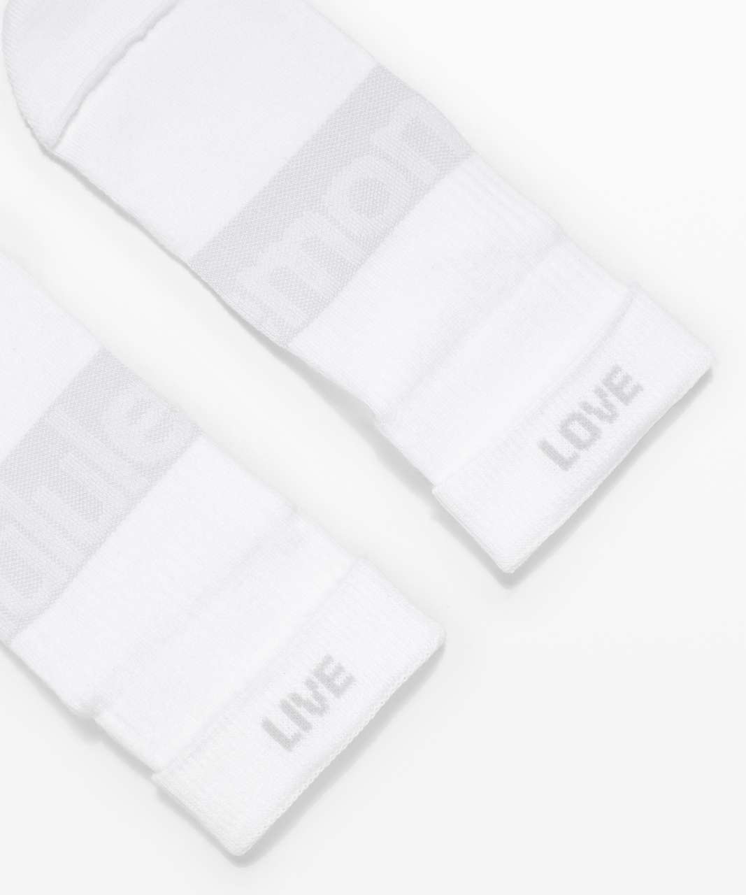 Lululemon Daily Stride Mid Crew Sock *3 Pack - White / Heather Grey / Black