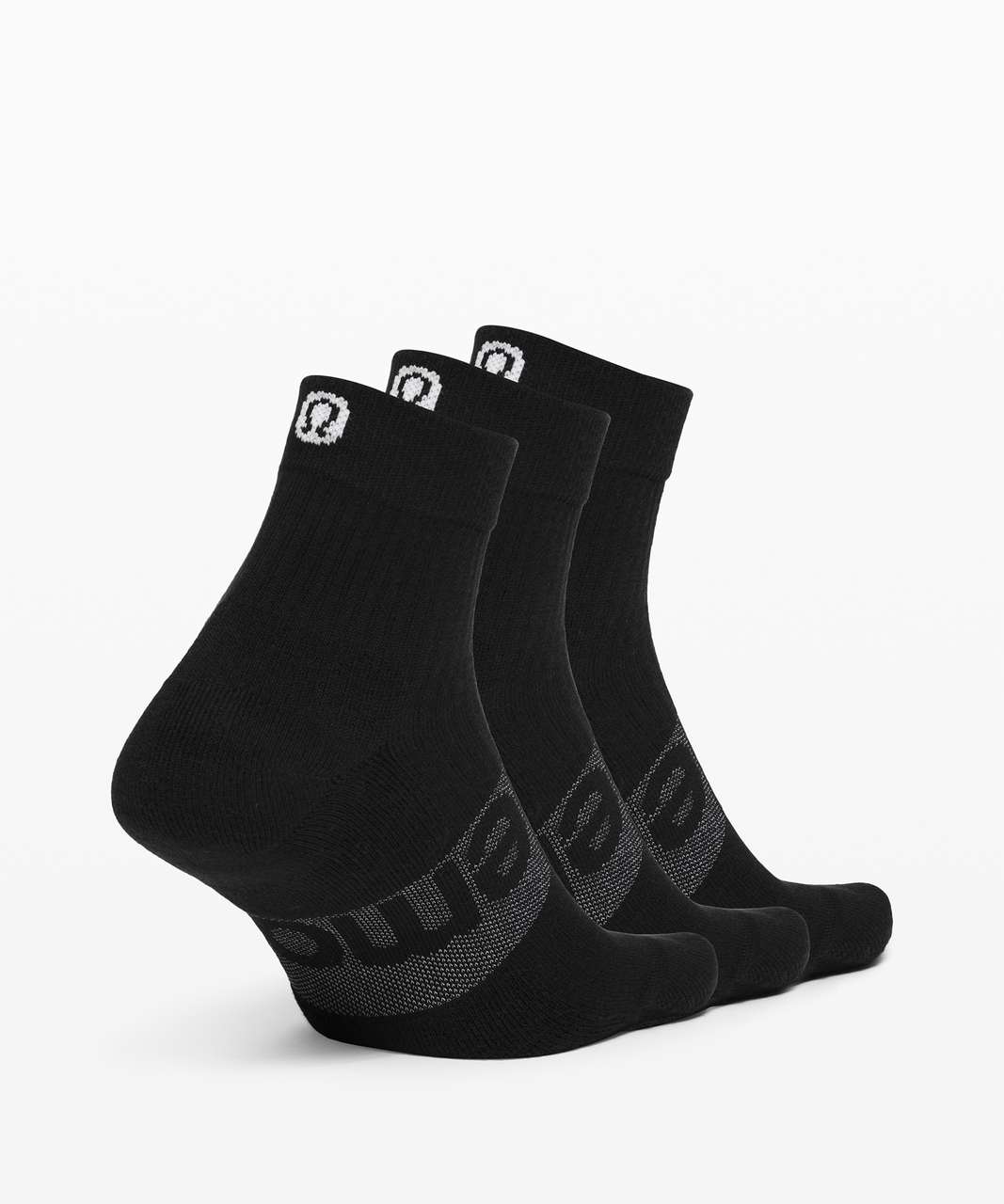 Lululemon Daily Stride Mid Crew Sock *3 Pack - Black
