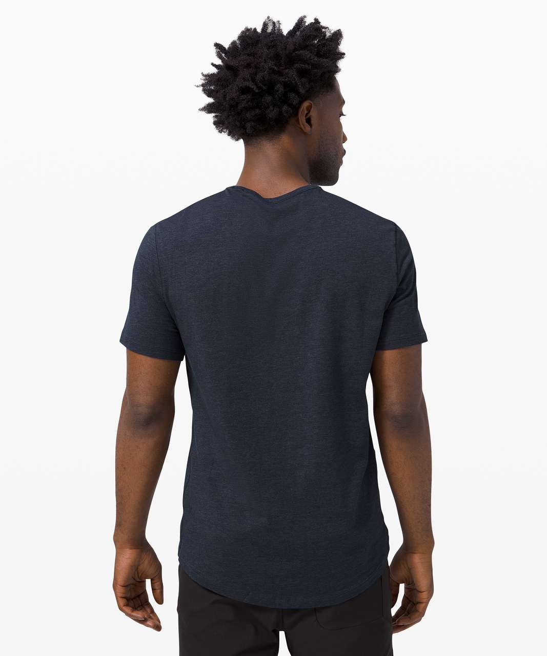 Lululemon 5 Year Basic Tee *2 Pack - Heathered Nautical Navy / White