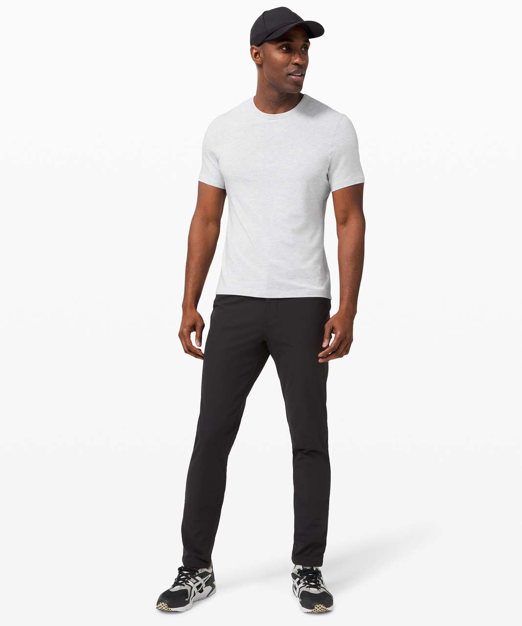 Lululemon 5 Year Basic Tee *2 Pack - Black / Heathered Core Ultra Light Grey