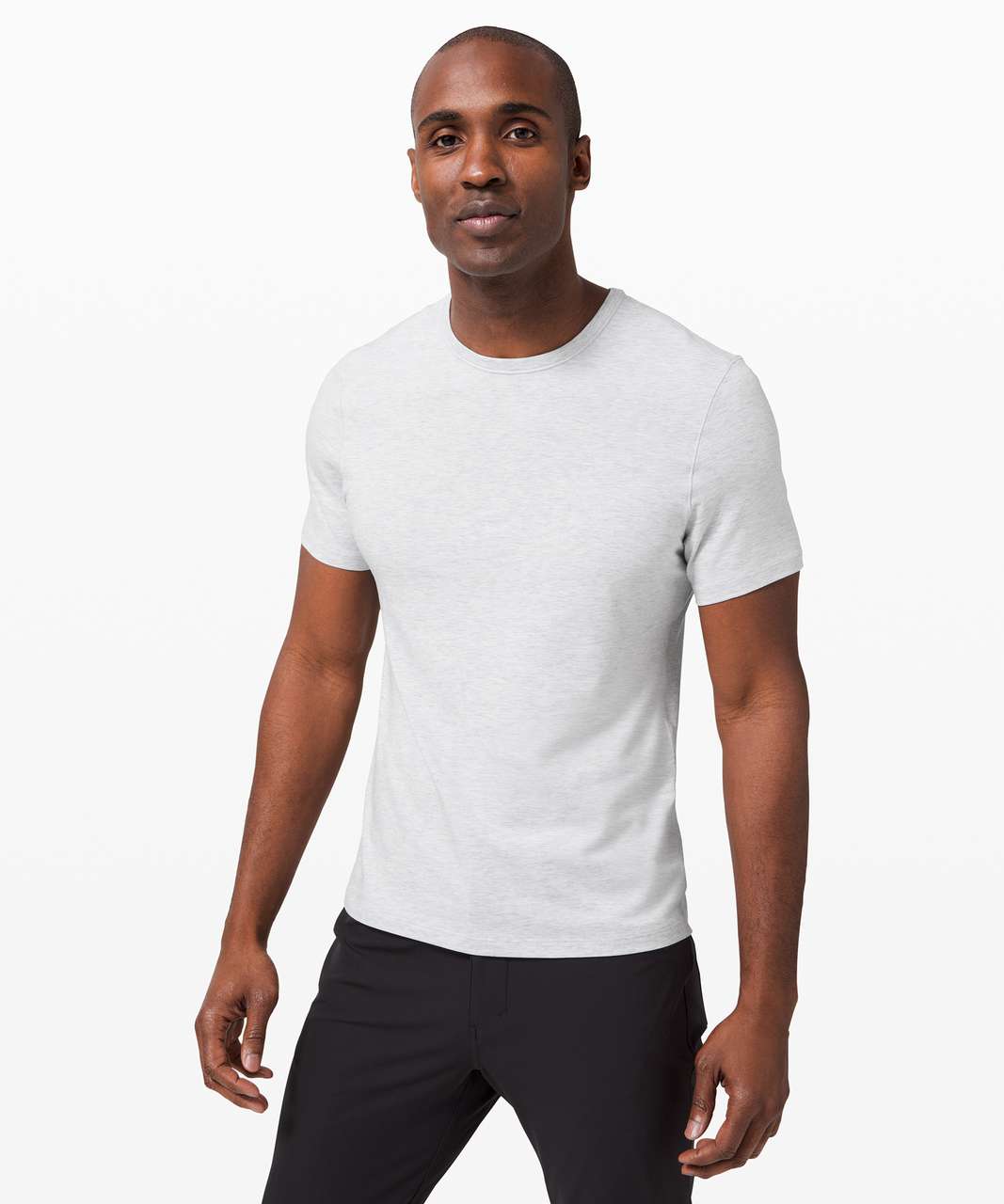 Lululemon 5 Year Basic Tee *2 Pack - Black / Heathered Core Ultra Light Grey