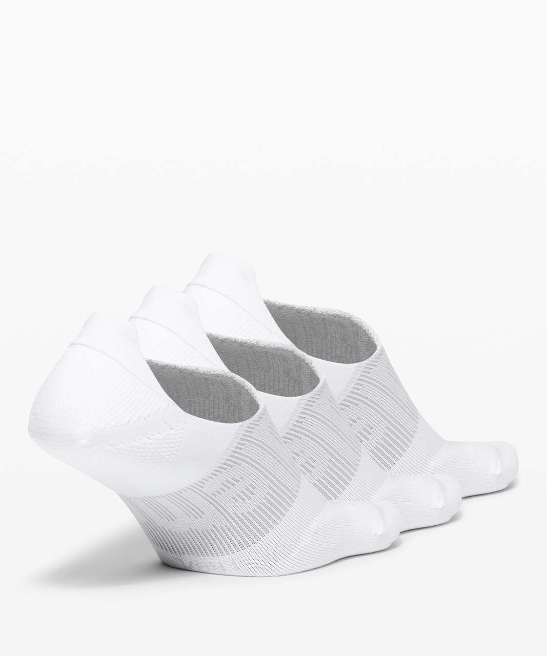 Lululemon Power Stride No-Show Sock with Active Grip *3 Pack - White